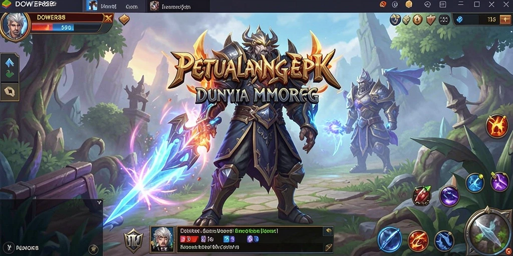 Tampilan gameplay DOWER88 yang menarik dan mendebarkan.