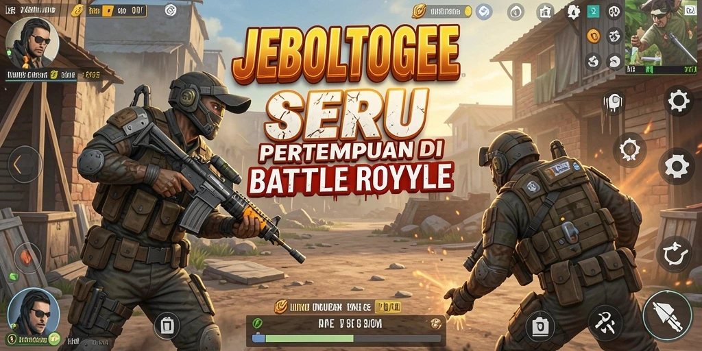 Gameplay seru dari JEBOLTOGEL saat pertempuran Battle Royale.