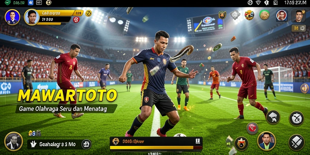Gameplay seru dalam MAWARTOTO yang menampilkan aksi olahraga menarik.