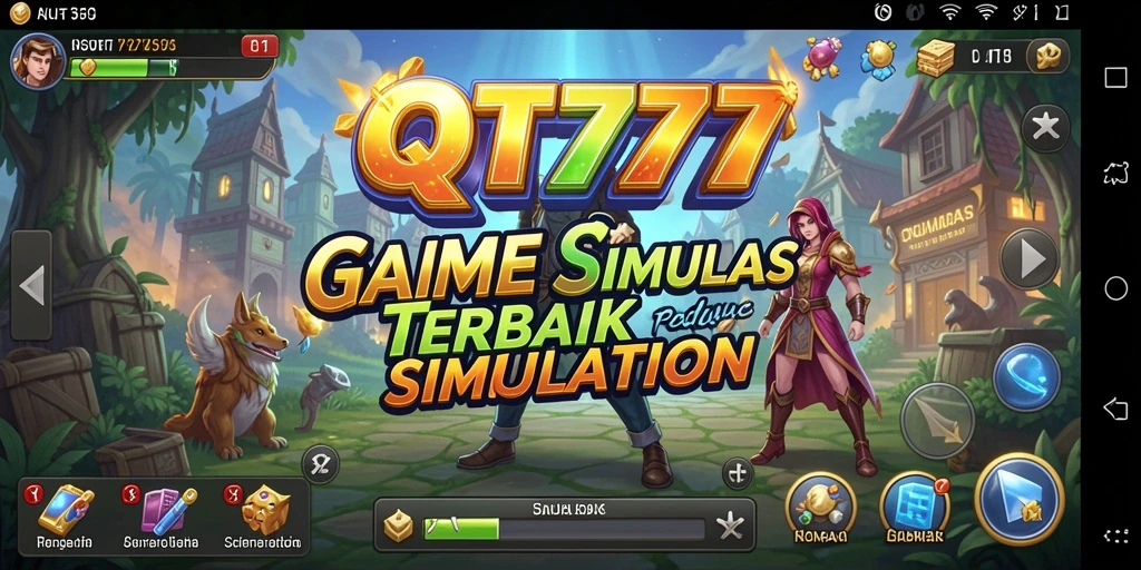 Tampilan gameplay QT777 yang menarik dan penuh warna.