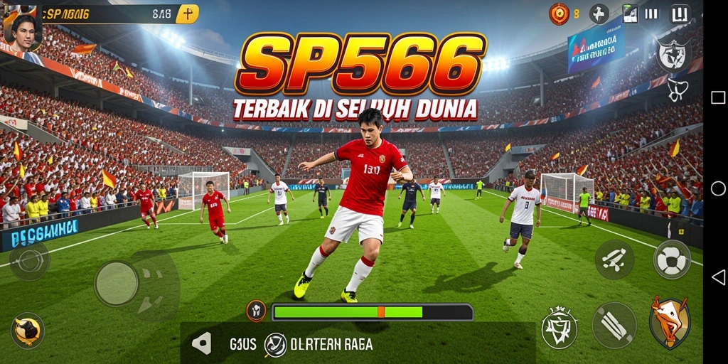 Tampilan gameplay SP666 dengan aksi olahraga yang menarik.